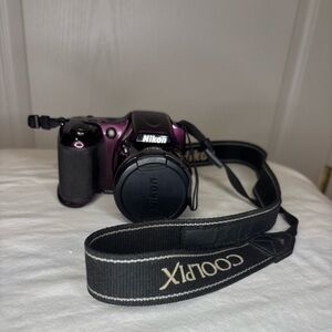 Nikon Coolpix Digital Camera in Dark Purple
